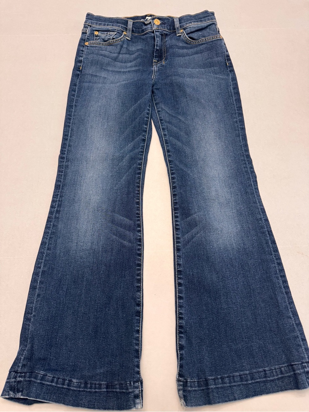 7 for All Mankind Women’s Dojo Jeans Size 28 Inseam 26 1/2 Hemmed AU115S912A